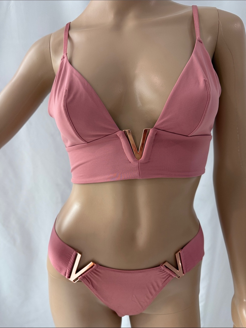 Victoria's Secret Swim Suit V-Hardware Set Size M